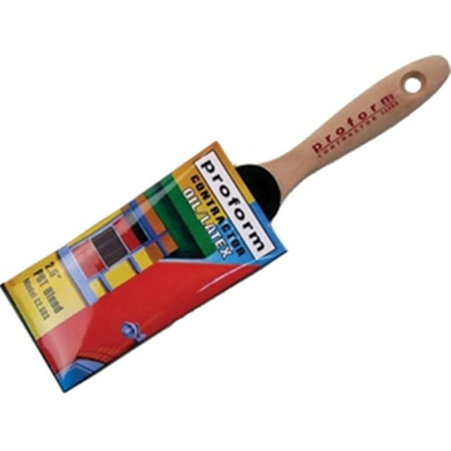 Proform C2.5BS 2.5 Contractor Straight Cut PBT Brush With Beaver Tail Handle