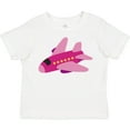 thumbnail image 3 of Inktastic Girls Pink Airplane Pilot Girls Toddler T-Shirt, 3 of 5