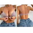 thumbnail image 4 of Women Front Closure Bra Lace Underwire Back Support Bras Push up Everyday Casual Top, 4 of 5