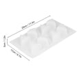 thumbnail image 2 of 8 Cavity Cheese Cake Silicone Mold DIY Baking NonStick Mousse Chocolate Cookies Pastry Dessert Mould, 2 of 4