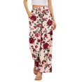 thumbnail image 2 of Delayuji Women's Wide Leg Pants Floral Printed Palazzo Pants High Waisted Casual Loose Straight Leg Pants with Pockets Womens Trousers, 2 of 6
