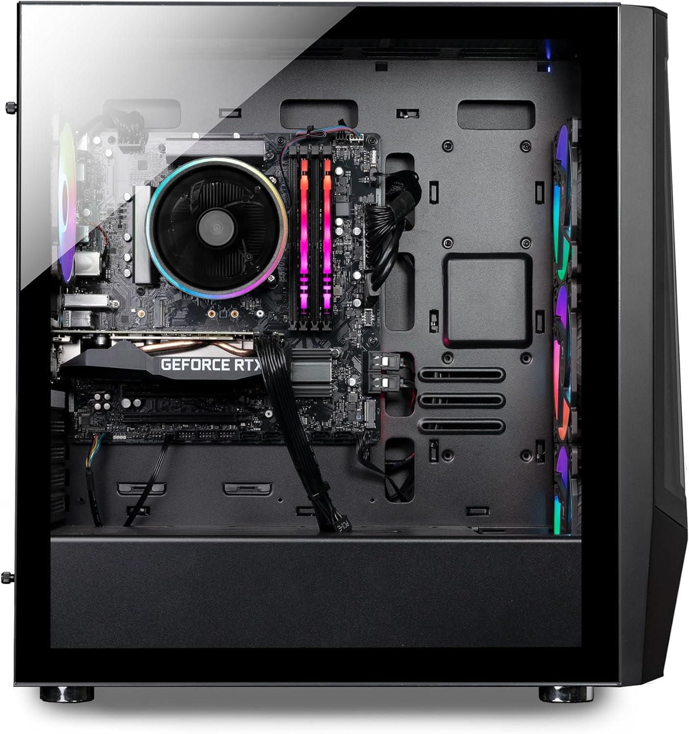 iBUYPOWER Gaming Desktop - TMA7N4601 - AMD Ryzen 7 5700 - NVIDIA