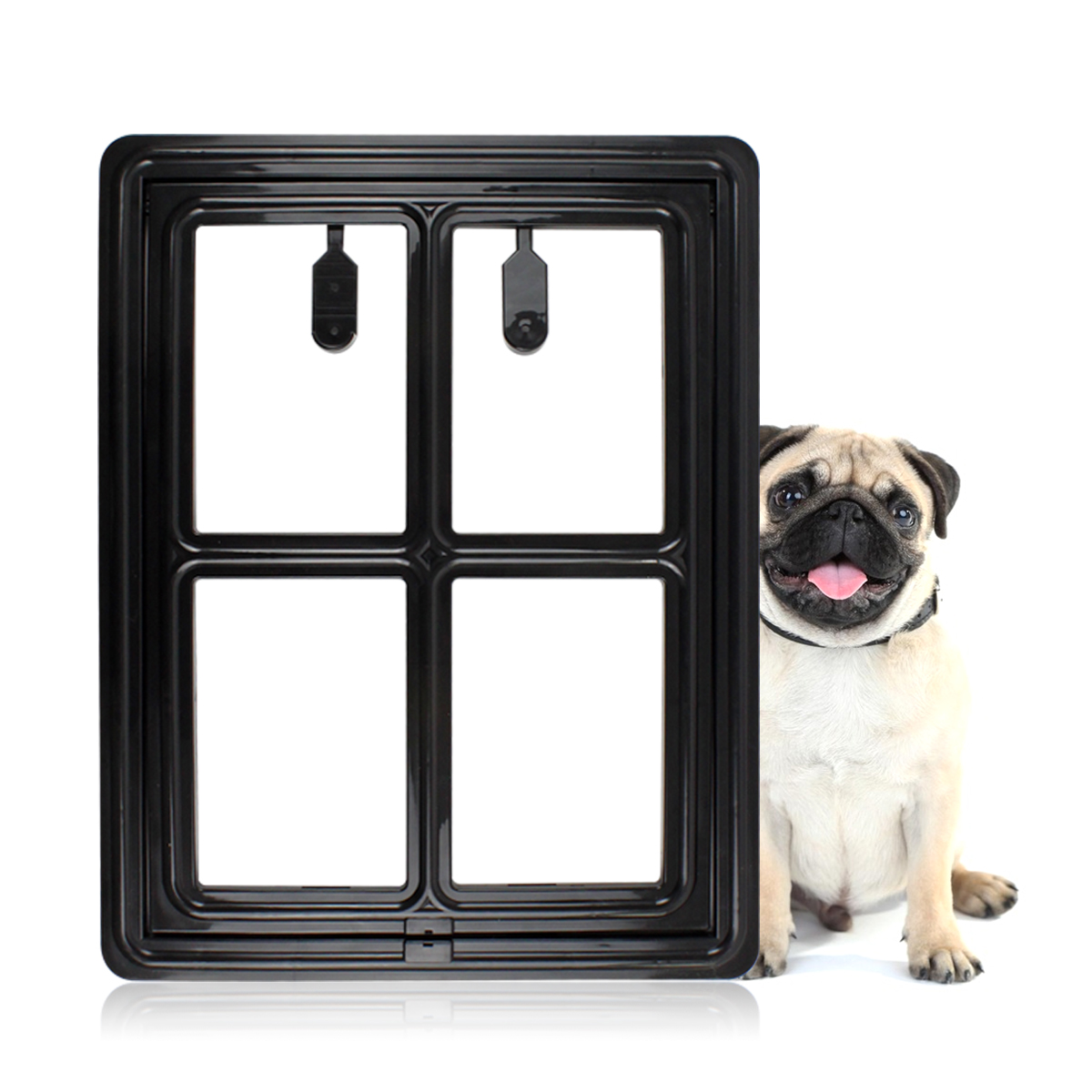 NAMSAN Pet Dog Screen Door 30.5 X 40.5 Sliding Dog Door with