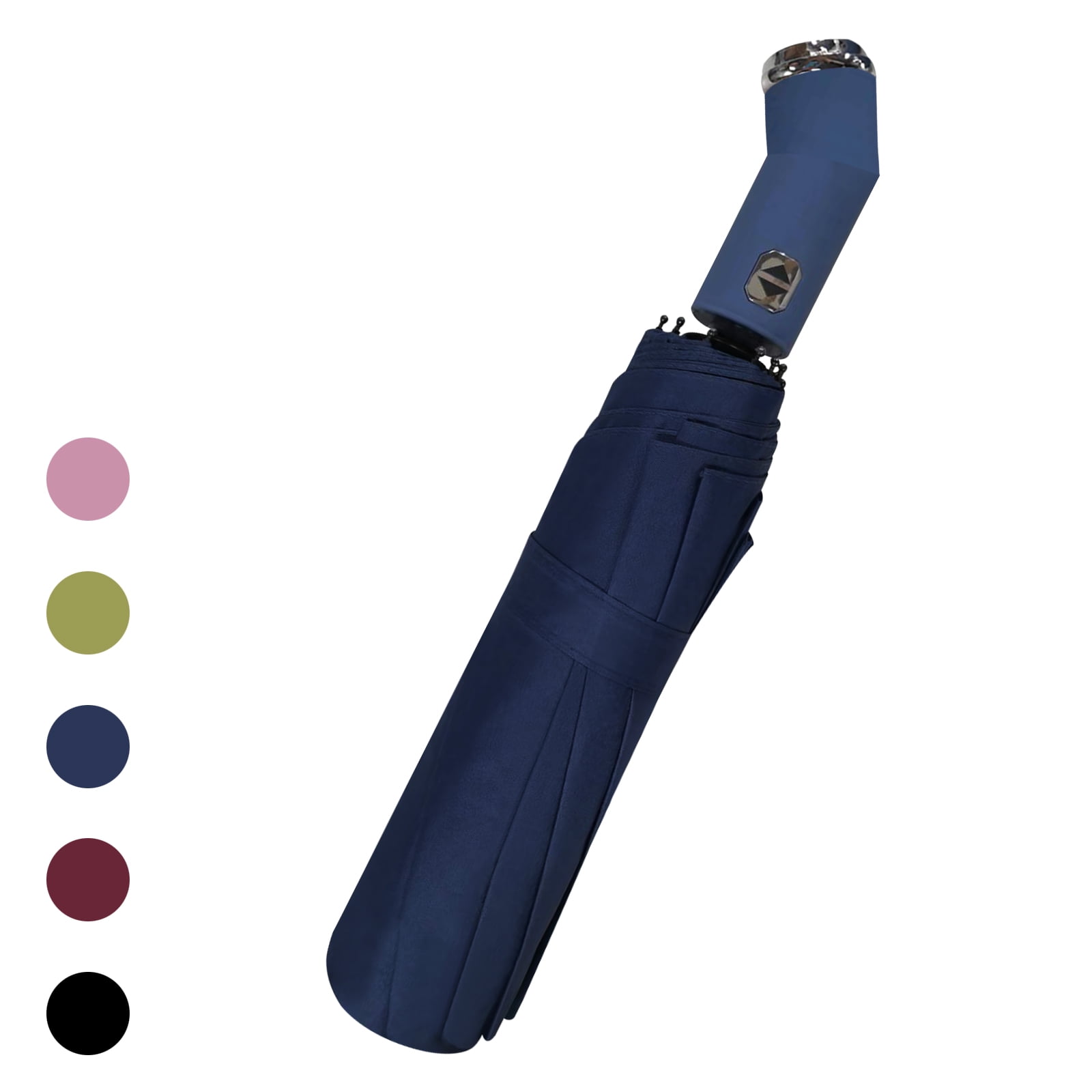 Windproof Travel Umbrella, Automatic Folding Umbrella with LED