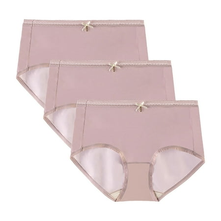 Cotton Panties Women s Solid Color Breathable Underwear Silk Underwear Ice Silk Thin Underwear Ladies Underwear Panties XL
