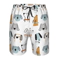 thumbnail image 4 of Naloa Puppy Men's Beach Shorts, Surfing shorts, Swim trunks, Quick Dry Swim Trunks for Surfing Beach Fun - Small, 4 of 9