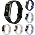 thumbnail image 1 of Rastreador de fitness con monitor de frecuencia cardíaca, contador de pasos, Monitor de sueño, rastreo de calorías, rastreador de actividad con pantalla táctil amoled de 1,1 pulgadas, 1 of 5