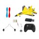 thumbnail image 1 of Avión RC de espuma con tren de aterrizaje de fija, avión de espuma de control remoto fácil de volar, planeador RC para principiantes, niños y amarillo, 1 of 10