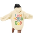 thumbnail image 3 of Women's 2025 Oversized Hoodies Sweatshirt Fleece Long Sleeve Going Out Tops Trendy Casual Fall Fashion Outfits Winter Warm Sweatshirt Oversized Hoodie(Color:Beige,Size:L), 3 of 5
