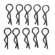 thumbnail image 4 of Clips de Carcasa de Coche RC Vhermosa 10 Piezas Metal Negro, 4 of 8