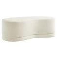 thumbnail image 2 of Nimbus 48" Upholstered Ottoman Bench in Cream, 2 of 10