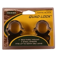 Weaver 1" See-Thru Quad-Lock Scope Ring