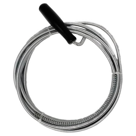 ACDANC 6.5 ft,Silver Manual Spiral Wire Rod Drain Snake Flexible