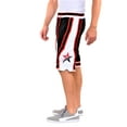 thumbnail image 3 of BKYS Men's Star Short Tech Fleece Pants Walk Shorts 2XL Black, 3 of 4