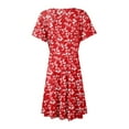 thumbnail image 4 of GXIPO Sundresses Sexy Resort Wear for Women 2025 Hawaiian Summer Dress Vermilion 2XL, 4 of 6