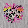 thumbnail image 2 of Powerpuff Girls Team Awesome Women's T Shirt, Athletic Heather, X-Large, 2 of 6