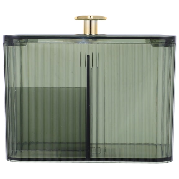 VORCOOL Cotton Swab and Makeup Storage Organizer Box with Clear Design and Multiple Compartments
