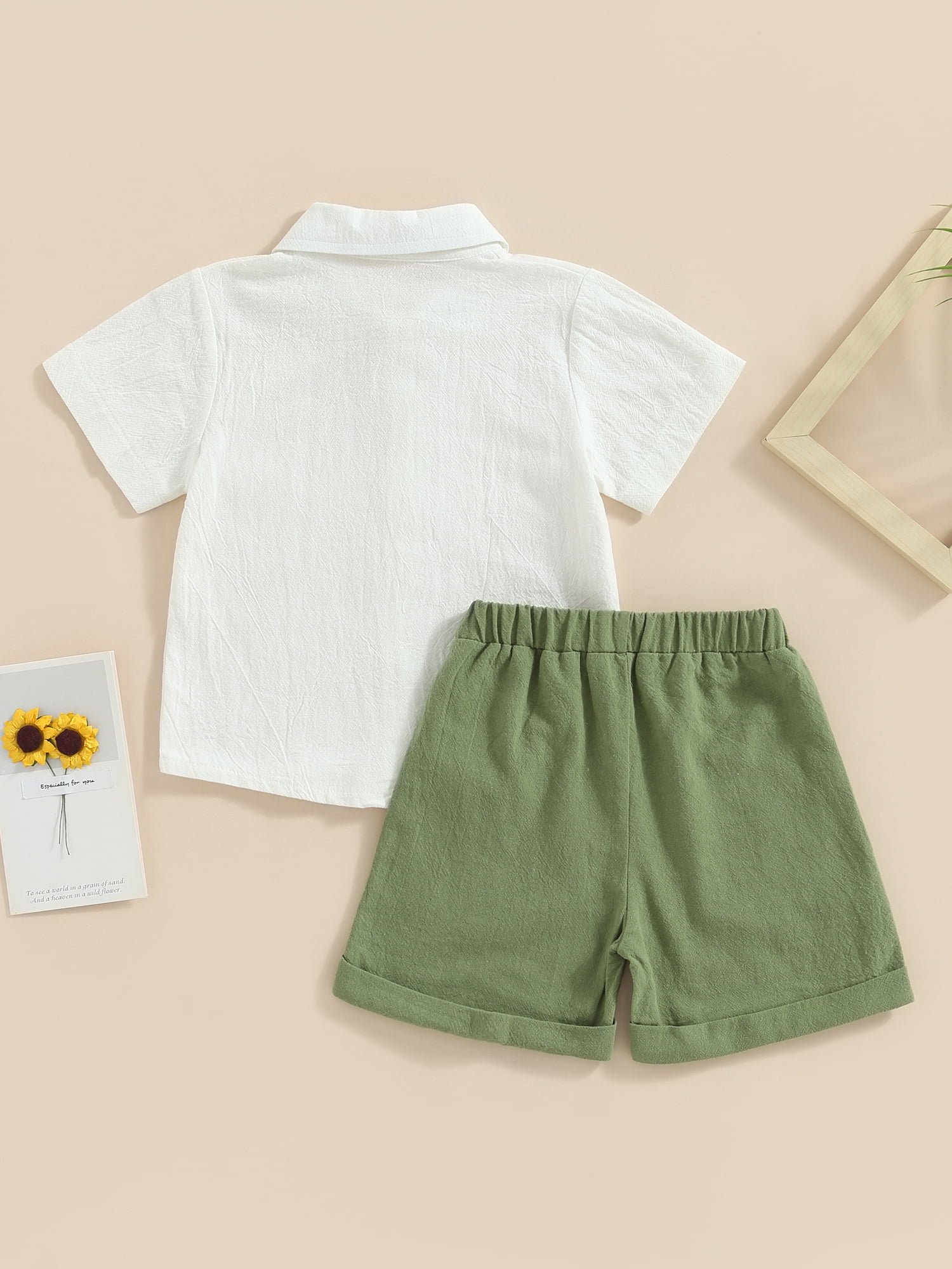 Magrit Short Set Milk　2-3y Kitett Minikit Duo - Sanrai International