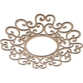 thumbnail image 2 of 24"OD x 9 1/8"ID x 1/4"T Reims Wood Fretwork Pierced Ceiling Medallion, Red Oak, 2 of 3