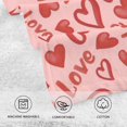 thumbnail image 4 of SKYSONIC 2pcs Valentine's Day Cotton Hand Towels Absorbent Bath Towel Decorative Fingertip Towels for Bathroom Gym Spa Hotel Beach,16 x 28 inch, 4 of 7
