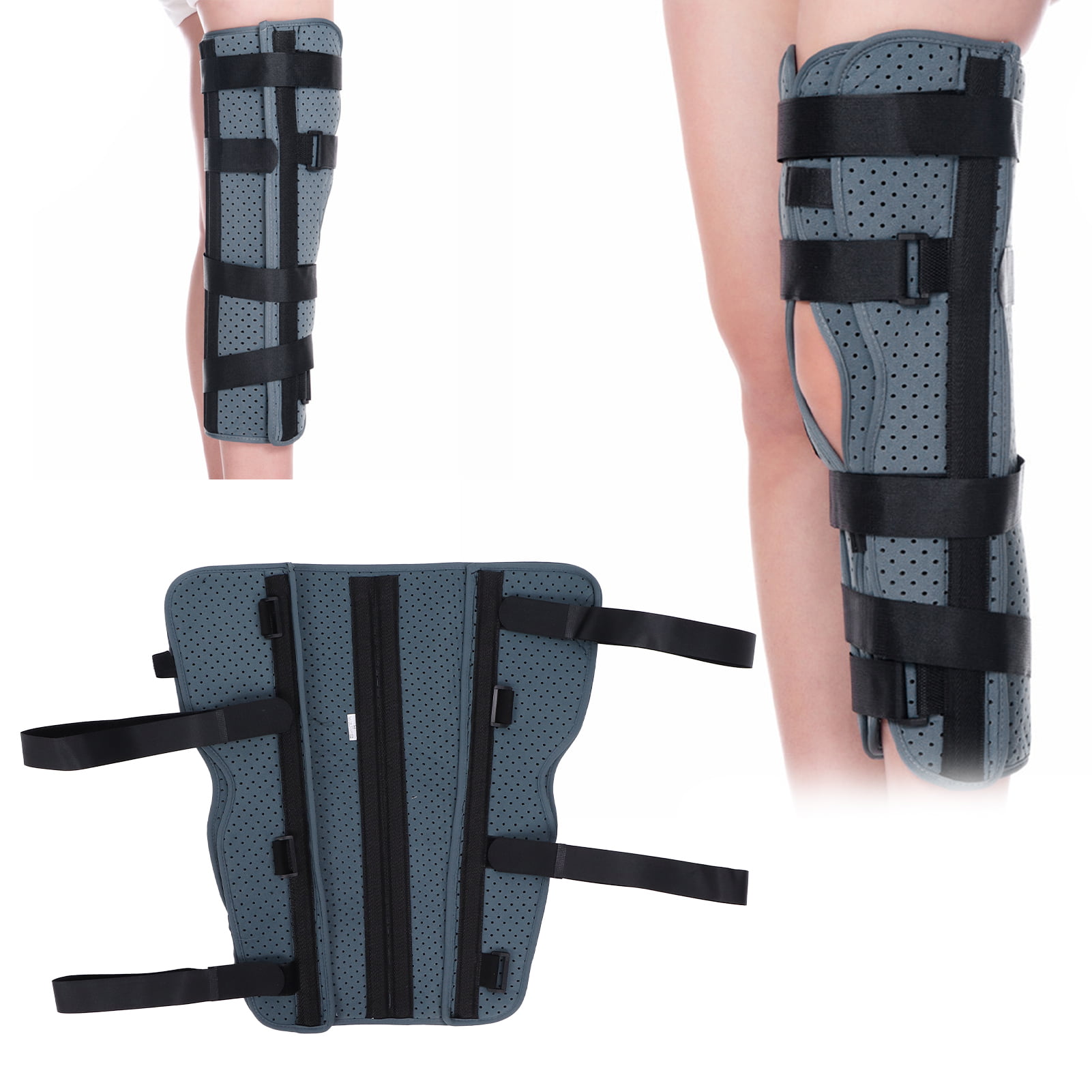 EBTOOLS Full Leg Brace,Adjustable Knee Joint Breathable Knee