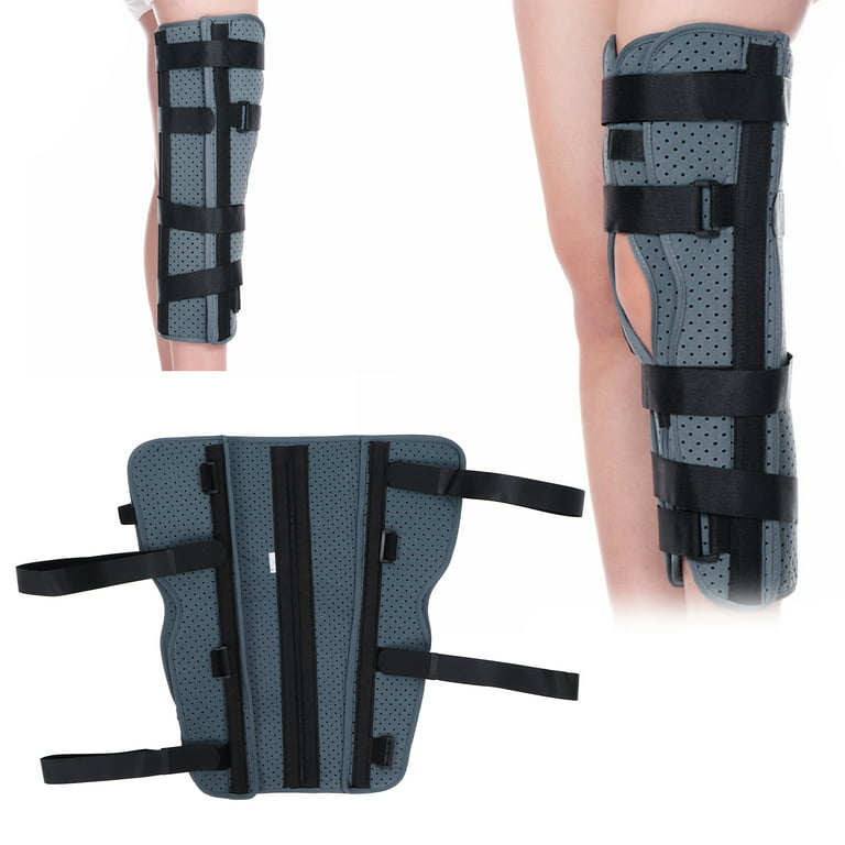 EBTOOLS Full Leg Brace,Adjustable Knee Joint Breathable Knee Splint Leg  Support Brace,Leg Brace