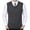 Dark Gray, variant on Bcfgryg Men's Thickened Comfort Classic Business Sleeveless Casual Plush Vest Vest V Neck Knitted Thickened Sweaters For Men Gray L