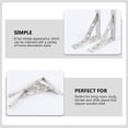 thumbnail image 6 of GOOHOCHY  Shelf Bracket Support Triangle Stainless Steel Supports Study Heavy Duty, 6 of 8