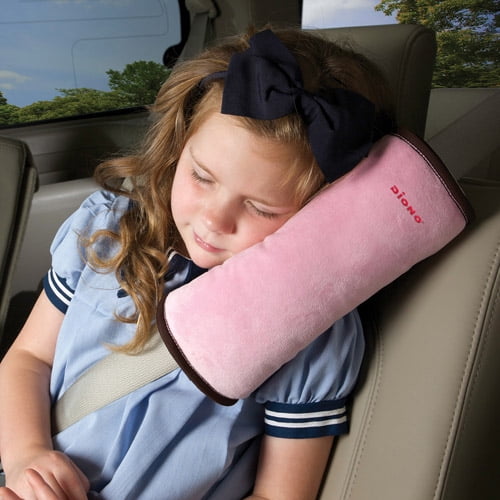 Diono Seat Belt Pillow Pink Brown Walmart Com