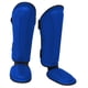 thumbnail image 4 of Espinilleras Muay Thai Kickboxing, protección del empeine de la pierna, protección versátil para las piernas, espinilleras para patear artes marciales Azul M 38cmx18cm, 4 of 8