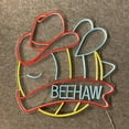 thumbnail image 4 of Craftnamesign Bee Hat Cowboy Neon Sign, Cowboy Lover Gifts, Bee LED Sign, 4 of 4