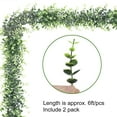 thumbnail image 2 of Artificial Garland, Artificial Vines Faux Eucalyptus Greenery Garland Wedding Backdrop Arch Wall Decor, 6 Feet, 2 of 7