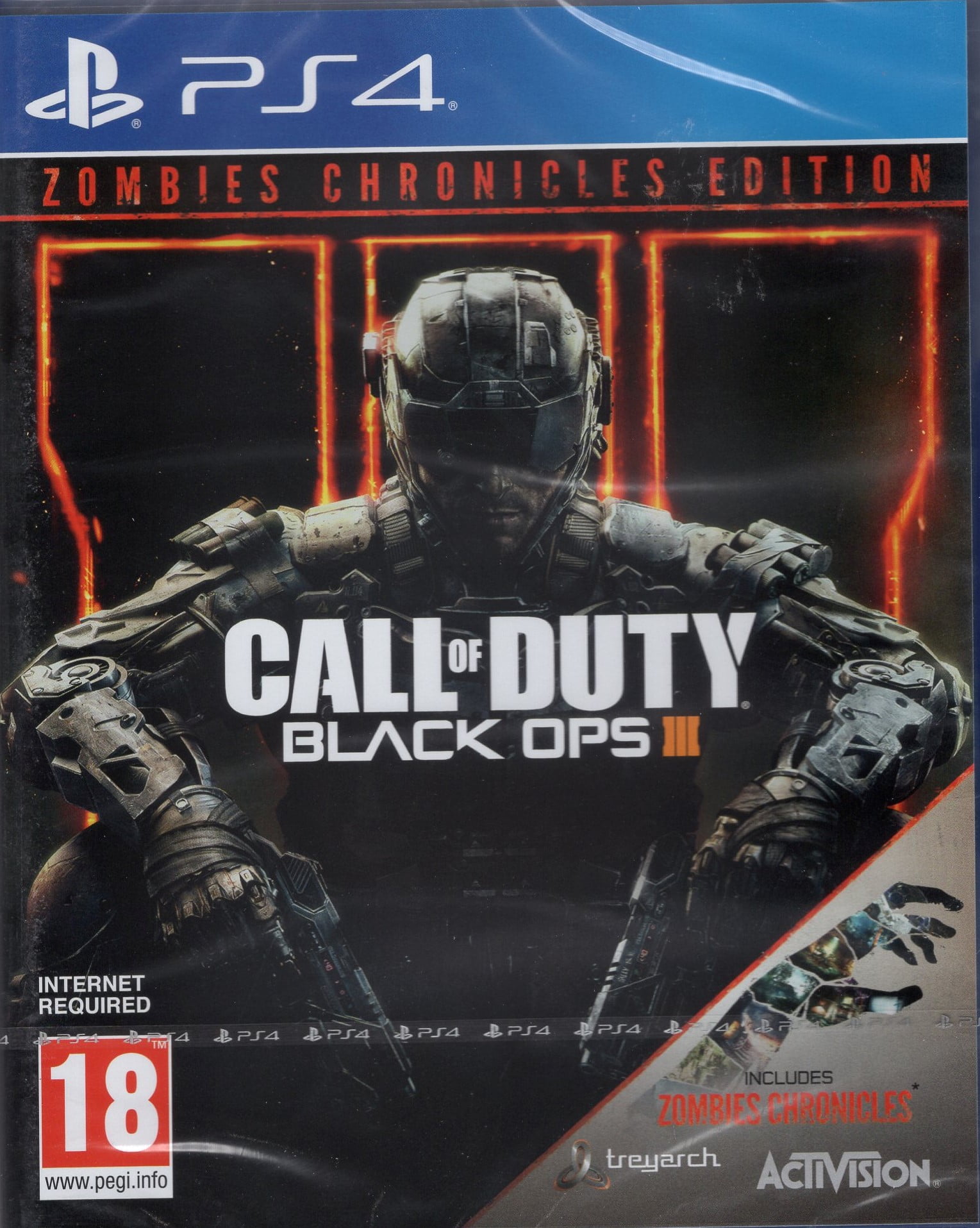 Call Of Duty Black Ops Iii 3 With Zombie Chronicles Cod Ps4 Game Walmart Com Walmart Com