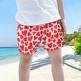 thumbnail image 2 of Akiihool Casual Shorts Boys' Quick Dry Pull on Shorts (Red,1-2 Years), 2 of 5