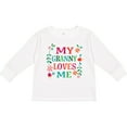 thumbnail image 3 of Inktastic Granny Loves Me Girls Girls Long Sleeve Toddler T-Shirt, 3 of 5