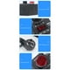 thumbnail image 4 of Scienceny Tanque de propano Y Splitter Medidor de presión práctico Adaptador de botella de Medidor Indicador de nivel de 2 vías Herramientas y ferretería Scienceny TO010227-01, 4 of 6