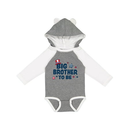 

Inktastic Big Brother to Be with Stars Gift Baby Boy Long Sleeve Bodysuit