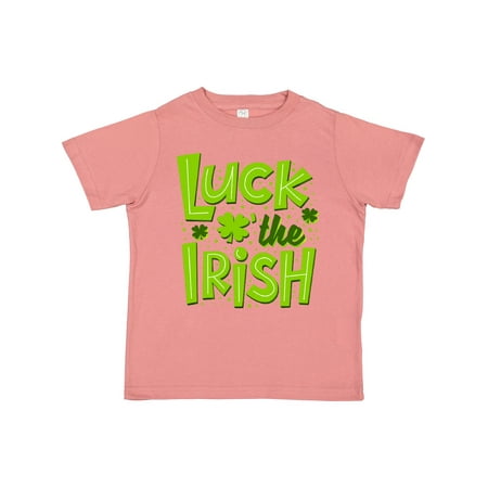 

Inktastic St. Patrick s Day Luck O the Irish Shamrock Replacing O Gift Toddler Boy or Toddler Girl T-Shirt