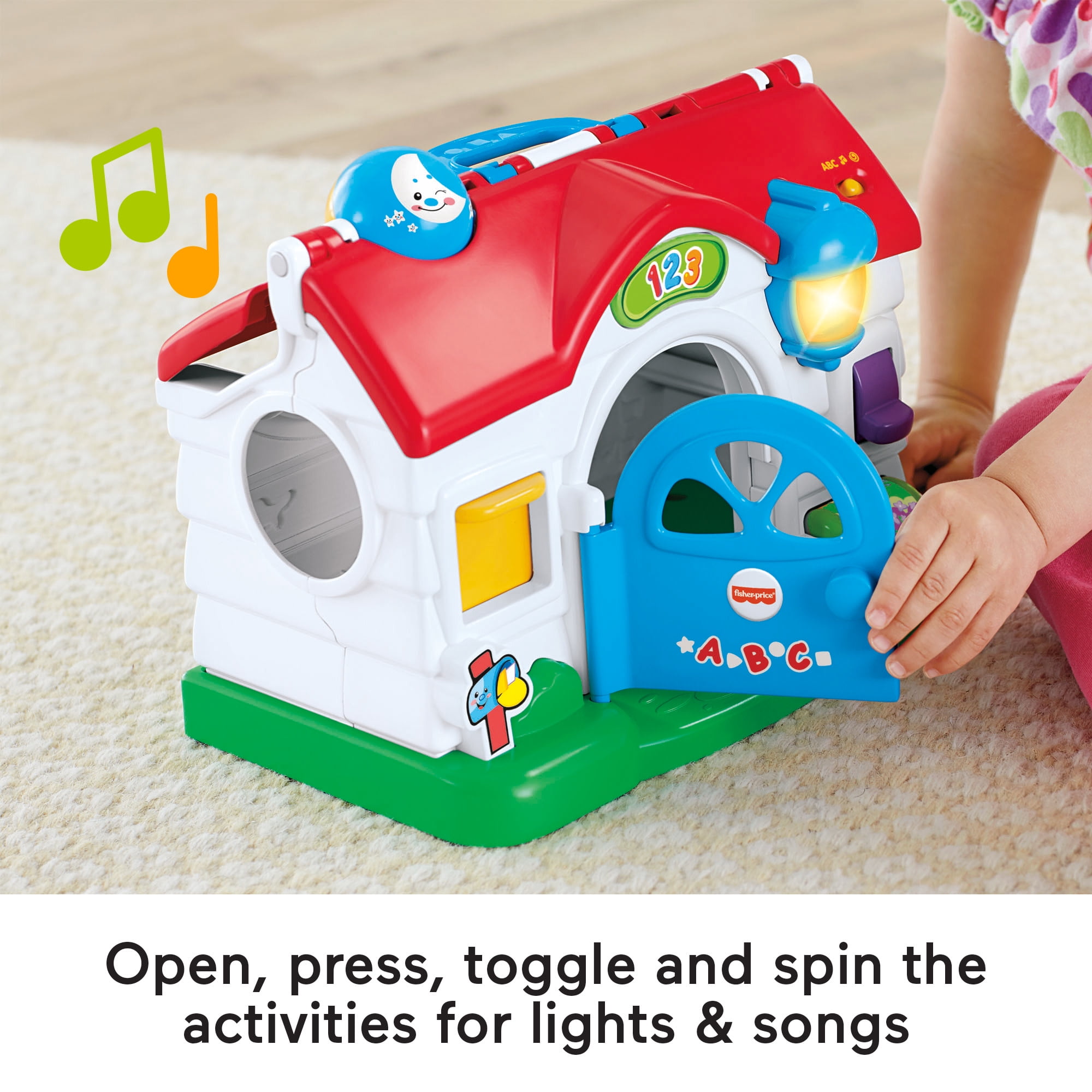 Fisher Price Laugh Learn Puppy s Activity Home Electronic Learning Playset for Infants Toddlers