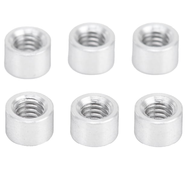 10 espaciadores de columna redondos de la serie 3501 para eje de soporte estructural M4 x 0,7 mm Longitud: aproximadamente 4 mm