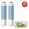 Replacement Water Filter Cartridge for Samsung RF28JBEDBSG -by Refresh - 2 Pk