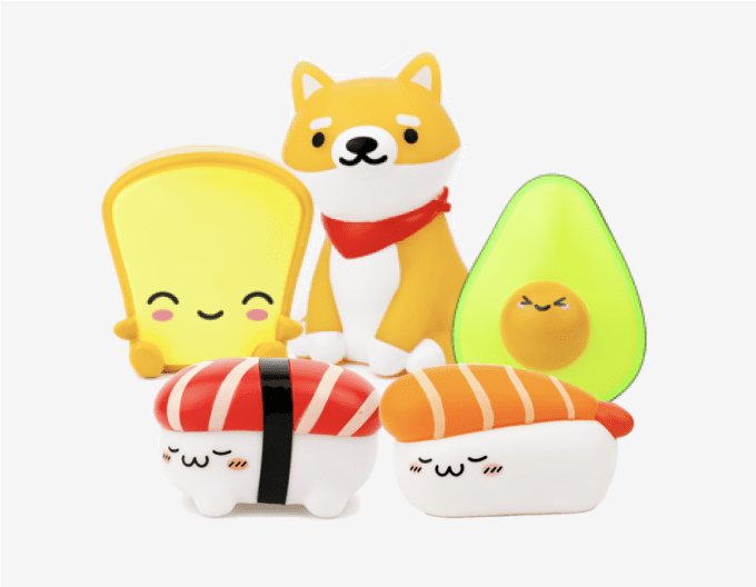 Smoko Kuma Shiba Inu Ambient Light Walmart Exclusive Long-Lasting NEW 