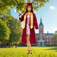 thumbnail image 2 of Barbie Signature Graduation Wishes Fashion Doll with Burgundy Robe & Tassel Cap, Collectible Gift, 2 of 6