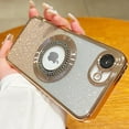 thumbnail image 2 of For iPhone 16e Magnetic Glitter Case Compatible with MagSafe,Full Protection Slim Shockproof Anti-Scratch Case with Camera Lens Protector Logo View Dust-Proof Cover for Women, 2 of 7