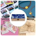 thumbnail image 5 of 7.9×2.3 In Wooden Boxes Durable Easy To Use Dustproof Prevent Slippery Delicate And Cabinet RoyalBlue Geometric Lines_2, 5 of 8