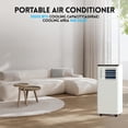 thumbnail image 2 of Litake Portable Air Conditioner, 8,000Btus AC Unit 3-in-1 Portable Air Conditioner w/Dehumidifier & Fan Modes Remote Control for Home up to 350 sq. ft. Complete Window Mount Exhaust Kit, White, 2 of 8