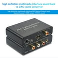 thumbnail image 2 of HUGFEGWE Convertisseur Audio Numérique vers Analogique 192KHz HDMI ARC Extracteur Audio SPDIF 3.5mm Port Casque Convertisseur de Son Multifonction pour Cinéma Maison TV CJB91-70999, 2 of 9