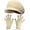 Beige, variant on Winter Hats Gloves for Women Knit Warm Snow Ski Outdoor Caps Touch Screen Mittens