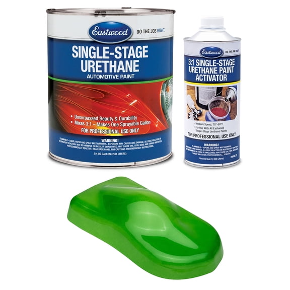 Eastwood 3:1 Goblin Green Pearl Single Stage Urethane Automotive Spray Paint 1 Sprayable Gallon Kit