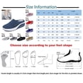 thumbnail image 3 of EKVAHL Orthopedic Dress Shoes for Women Arch Support Work Shoes Wide Slip on Non Slip Hiking Shoes Knitted Mesh Stretch Comfortable Orthopedic Shoes, 3 of 3